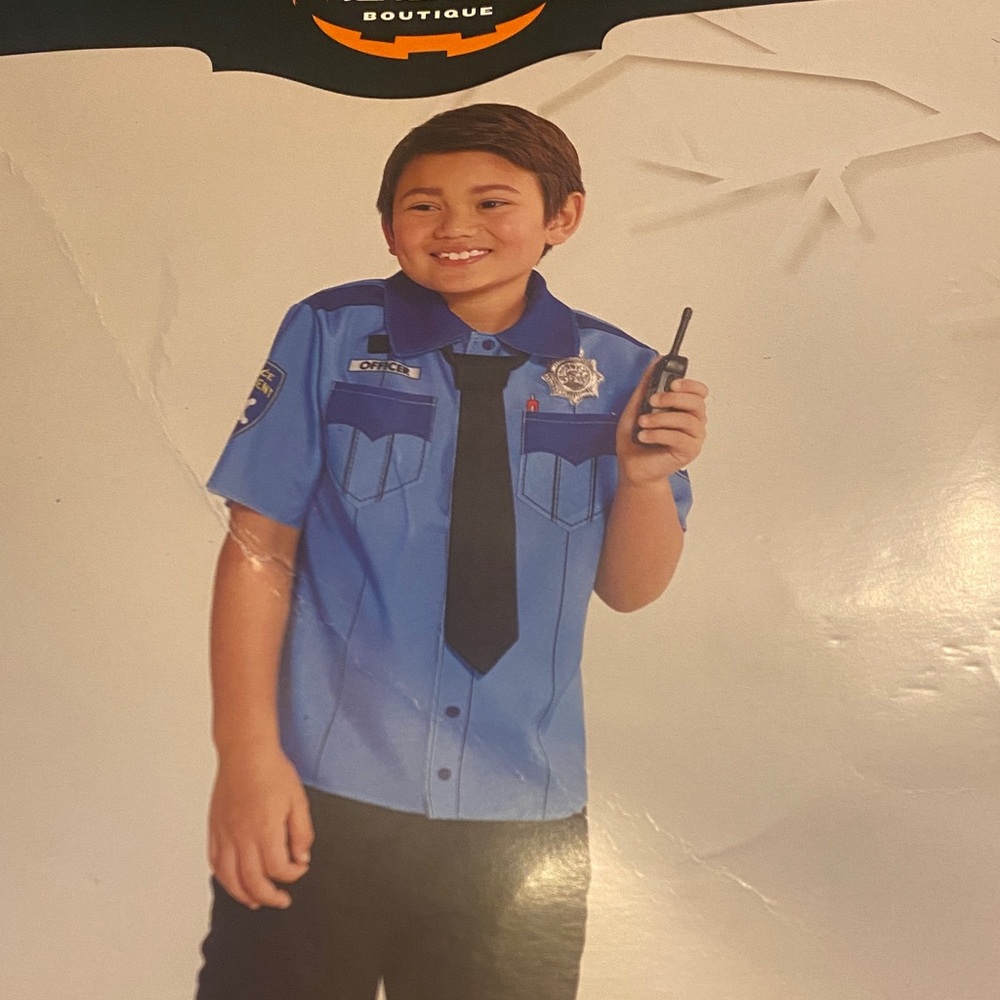 Kids Police Officer Costume - Blue